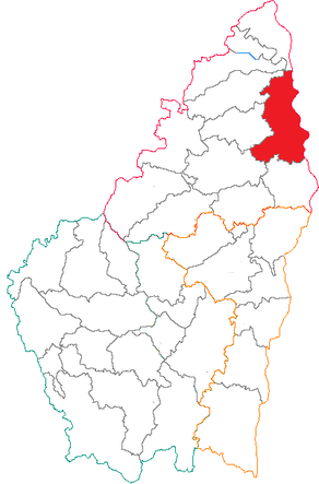 Situation du canton de Tournon-sur-Rhône dans le département Ardèche