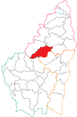 Situation du canton du Cheylard dans le département Ardèche