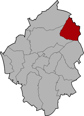Localisation de Ransart dans la commune de Charleroi