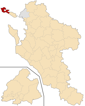 Situation du canton d'Ars-en-Ré dans le département Charente-Maritime