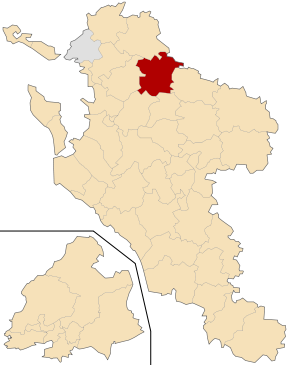 Situation du canton de Surgères dans le département Charente-Maritime