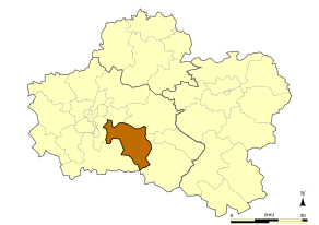 Situation du canton de Jargeau dans le département Loiret