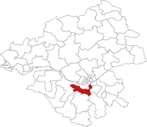Situation du canton de Bouaye dans le département Loire-Atlantique