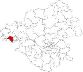 Situation du canton de La Baule-Escoublac dans le département Loire-Atlantique
