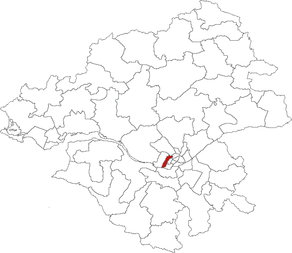 Situation du canton de Saint-Herblain-Est dans le département Loire-Atlantique