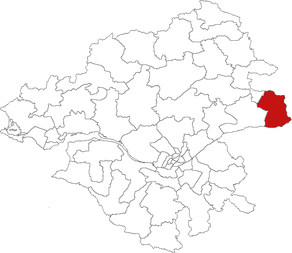 Situation du canton de Varades dans le département Loire-Atlantique