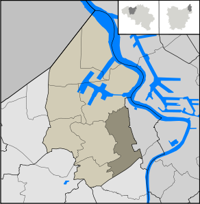 Localisation de Melsele au sein de Beveren