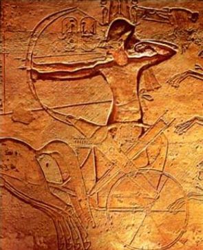 Ramsès II à la bataille de Qadesh.