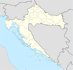 L'emplacement des lacs de Plitvice en Croatie.