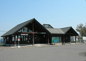 Mukawa Station, Hidaka Main Line.jpg