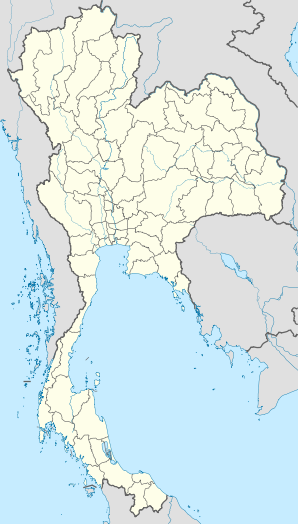 Localisation sur la carte de Thaïlande