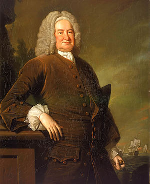 Sir John Norris, Portrait par George Knapton vers 1735