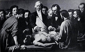 La Leçon d'anatomie de Velpeau à la Charité (1864)