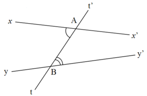 Angles alternes-internes avec deux droites quelconques