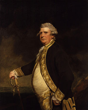 Portrait d'Augustus Keppel, par Sir Joshua Reynolds