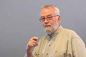Bill Moggridge à l'Institut de design numérique de Copenhague (2010)
