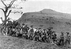 Boers à bataille de Spionkop