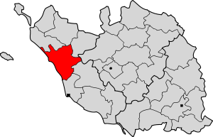 Localisation du Canton de Saint-Gilles-Croix-de-Vie