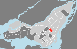 Carte localisation Montréal - Outremont.svg