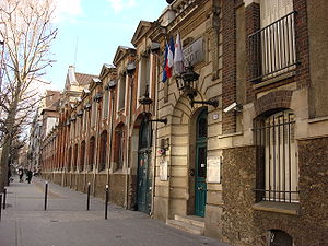 La façade du lycée Carnot sur le boulevard Malesherbes