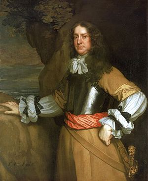 Vice-Admiral Sir William Berkeley, part of the Flagmen of Lowestoft series by Sir Peter Lely