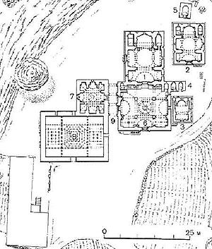 Plan du monastère