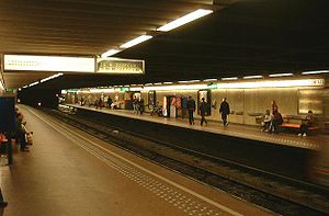 Quais de la station « Gare Centrale »