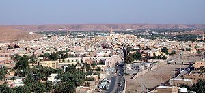 Vue panoramique de Ghardaïa (Tagherdayt)