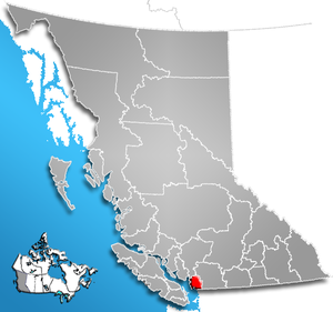 Greater Vancouver Regional District, British Columbia Location.png