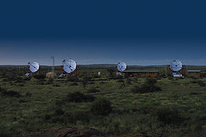 Les 4 télescopes opérant durant la nuit.
