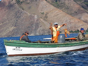 Équipage de pêcheurs de l'archipel