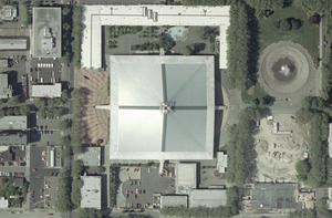 Key Arena Centre satellite view.png