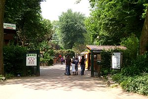 L'entrée du zoo