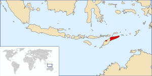 Emplacement du Timor riental