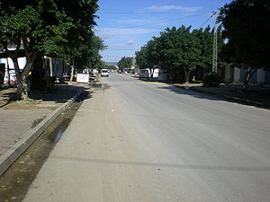 Avenue principale d'Aousja