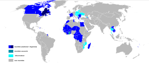 Map-Francophonie organisation 2008-fr.svg