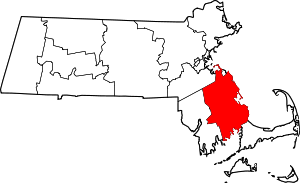 Comté de Plymouth dans le Massachusetts