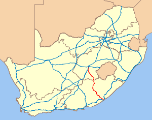 Map of the N6 (South Africa).svg