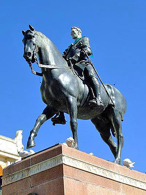 Statue du Gran Capitán à Cordoue