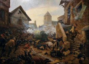 Mort du général Moulin - Bataille de Cholet 1794.png