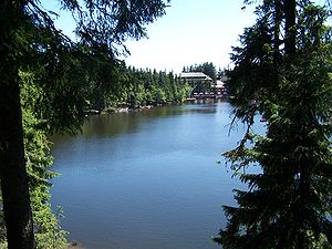 Vue depuis les berges