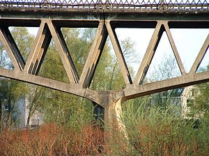 Structure du pont Boutiron