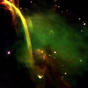 Image en trois couleurs de HH 34 prise par l'ESO.