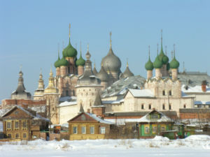La citadelle de Rostov, vue depuis le lac Nero.
