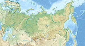 Localisation des îles de Nouvelle-Sibérie en Russie.