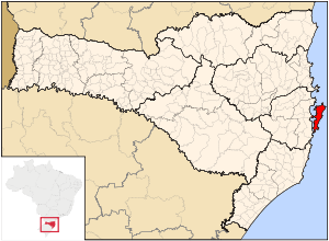 Carte de Florianópolis
