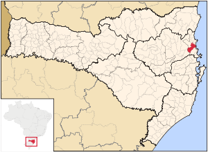 Carte de Itajaí