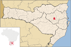 Carte de Rio do Sul