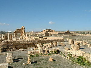 Vue partielle du site antique