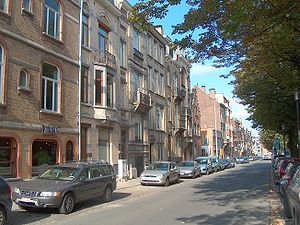 L'avenue Charbo à Schaerbeek